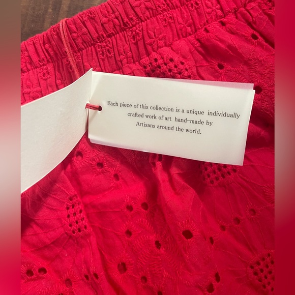 Eyelet embroidered handmade skirt medium NWT - Picture 4 of 6